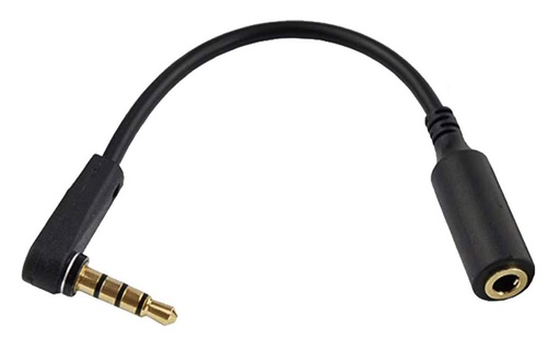 [222-0015] Cable, Extension, Right-Angle, 3.5Mm Audio