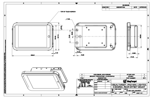 Mini Rear-Offset Mount 0Deg Lighted